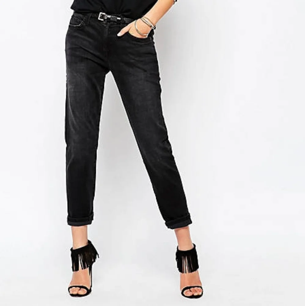 🇺🇸 CURRENT/ELLIOTT The Fling Slim Boyfriend Jean Size 25 - Picture 2 of 16